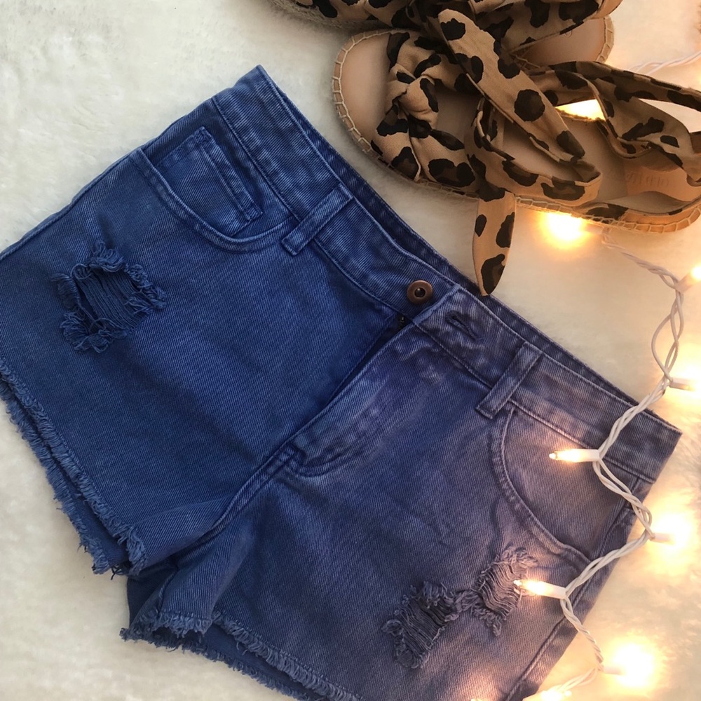 Royal Blue Jean Shorts. Forever 21